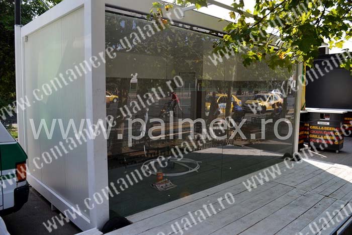 container perte geam Bacau